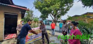 Kapolres Bengkalis Lepas Personil Bagikan Sembako Serentak