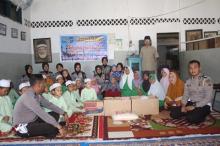 Berbagi Kasih, Sat Lantas Pekanbaru Kunjungi Panti Asuhan