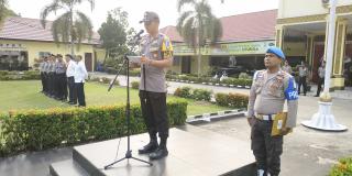 Kapolres Kampar, Pimpin Langsung Upacara HAORNAS Ke 36