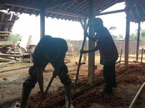  Satgas TMMD Membangun Rumah Tak Layak Huni