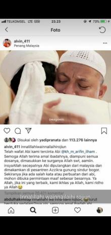 Innalillahi wa inna Ilaihi Rojiun, Ustadz Arifin Ilham meninggal Dunia