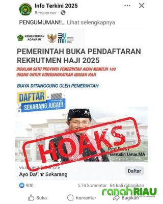 Waspada Hoaks Loker Petugas Haji, Biro HKP: Cek Infonya di Web dan Medsos Kemenag