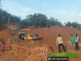Polres Kuansing Ringkus Pemodal PETI Beserta Satu unit Excavator di Gunung Toar