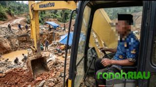 Diduga Jadi Operator Alat di Lokasi Tambang Ilegal, Kepala Jorong Tanjung Jajaran Terancam PDTH