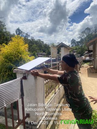 Satgas Kodam I/BB Gelar Starlink di sejumlah Posko