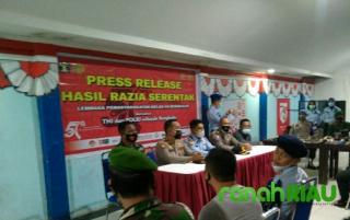 Hari Bhakti Pemasyarakatan ke-57, Lapas Kelas IIA Bengkalis Lakukan Razia Gabungan