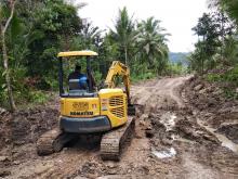 Hari ke 17 TMMD Pembuatan Jalan Produksi Dipercepat