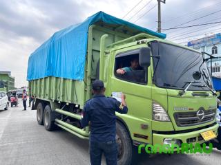 Razia Gabungan Simpang Panam Ujung, Polisi tindak 36 Kendaraan Bandel