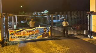 Mapolres Kuansing Dijaga ketat Setelah beredarnya Informasi OTT KPK yang melibatkan Pejabat