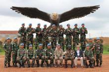 Pejabat UN New York kunjungi Pasukan Garuda di Afrika Tengah