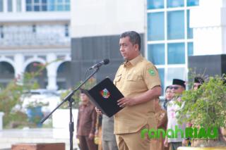 Apel Perdana Sebagai Pj Walikota, Roni Rakhmat Minta Pegawai Bekerja Seperti Biasa