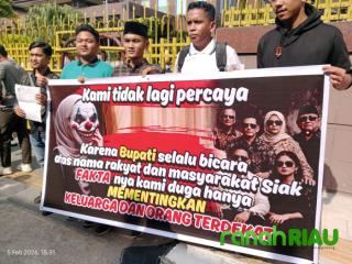 PEMAPHU Ledakkan Protes di Siak: Bupati kehilangan Arah, Kepercayaan rakyat Ambruk!