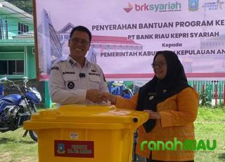 Peduli Lingkungan dan Pelayanan Masyarakat, BRK Syariah Salurkan Bantuan CSR untuk Anambas