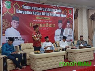 Temu Ramah Dai Muda Riau, Ketua DPRD Riau Kaderismanto rangkul para Ulama dan Asatidz