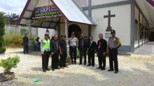 Ciptakan Suasana kondusif, Polsek tapung Kerahkan Patroli di Sejumlah Gereja