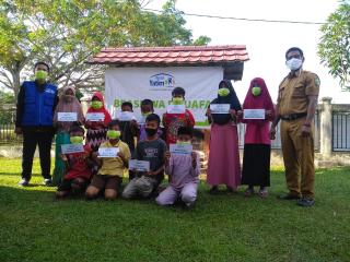 Bantuan Pendidikan Rumah Yatim untuk anak-anak di Dosan Riau