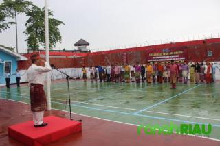 Lapas Kelas IIA Bengkalis Melaksanakan Upacara Bendera Peringati Hari Lahir Pancasila