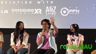 Kristo Immanuel Antusias Isi Suara Robot di Pelangi di Mars