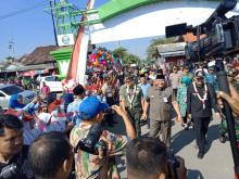  Upacara TMMD Tegal, Sesak Penuh Warga Melihat Hiburan
