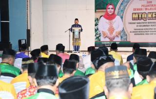 Sekda Bengkalis Lantik Dewan Hakim dan Majelis Hakim MTQ ke 47 di Kecamatan Bukit Batu