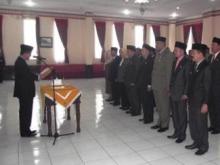 Plt Sekda Rohil Lantik Pejabat Eselon III dan IV