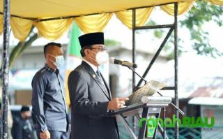 Ini Pesan Bupati Inhil Di Hari Amal Bakti ke - 75