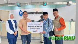 Kolaborasi Qurban, Permata Bank Syariah Salurkan Hewan Qurban melalui Lazismu Riau