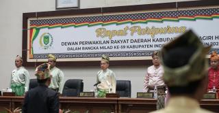 Sidang paripurna DPRD Inhil Sempena Milad Inhil yang ke 59