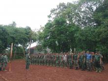 Akhir Pekan, Dansatgas TMMD Kodim 0507/Bekasi Berikan Pengarahan Personel