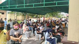 Terapkan Prokes, Polres Bengkalis Laksanakan Vaksinasi Tahap I Untuk Masyarakat