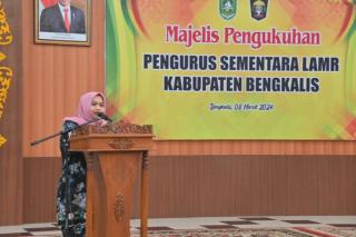 Bupati Bengkalis Hadiri Majelis Pengukuhan LAMR, Kasmarni: Selamat dan Tahniah