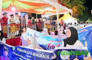 Dihadiri Ribuan Masyarakat, Wabup Bengkalis Resmi Lepas Pawai Idul Adha 1446 H