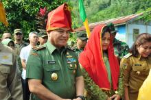 Pangdam 13/Merdeka Mayjen Tiopan Aritonang Hadiri Upacara Pembukaan TMMD 104 Donggala