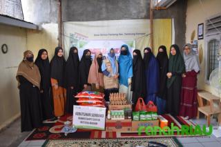 Peduli terhadap dunia Pendidikan, IZI Riau berikan bantuan ke Rumah Tahfidz Mutiara Madani