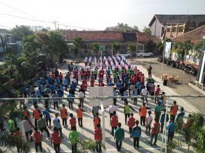 Satgas TMMD Berikan Wasbang Kepada SMK Ma’arif Suradadi
