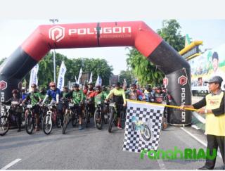 Club Bicycle Malaysia Ikut di Event Jelajah Alam Bengkalis