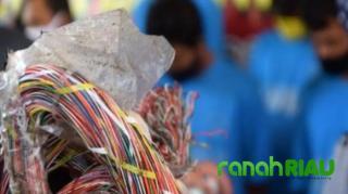 Curi Kabel Telkom di Jaktim,16 Orang Diciduk Aparat