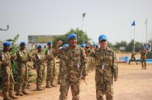 Atase Pertahanan RI kunjungi Satgas Indobatt-03