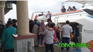 Arus Mudik dan Balik di Idul Fitri 1443 H, Pelabuhan BSL Bengkalis Hanya Gunakan Satu Ponton