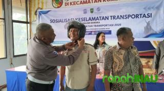 Jasa Raharja Riau Bersama Ditlantas Polda Riau Gelar Sosialisasi Keselamatan Transportasi