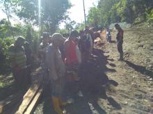 Apel Semi Militer Latih Kedisiplinan Warga