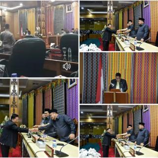 Paripurna DPRD Bengkalis, Andi Fahlevi, Sampaikan Pandangan Umum Gerindra