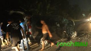 Insiden Lakalantas di Riau Tewaskan Seorang Penumpang Travel