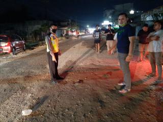 Satlantas Bengkalis Caritau Penyebab Laka, Mobil Lawan Dua Honda di Sebanga Duri