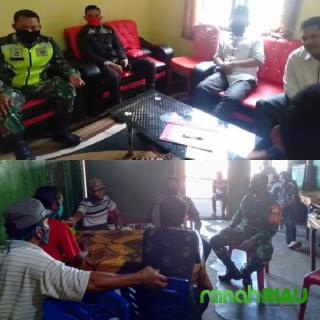 Babinsa Serda Rustam Komsos di Hari Raya Idul Fitri 1441 Hijriyah