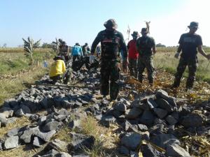 Satgas TMMD Ukur Lebar Dan Tinggi JUT