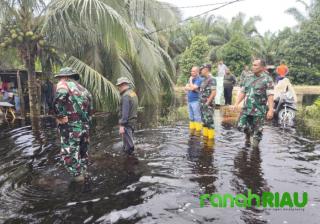 Mempura Siak Kebanjiran, Ratusan Rumah Terendam
