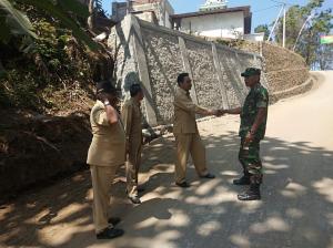 Dandim Berikan Ucapan Selamat Kepada Kades