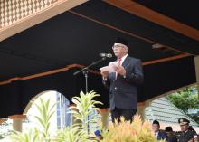 Pj Bupati Inhil Pimpin Upacara Peringatan Hardiknas Ke - 110