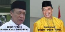 KPK Perpanjangan Penahanan Suparman dan Johar Firdaus
